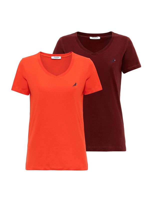 Moxx Paris Moxx Paris Majica  narančasta / burgund