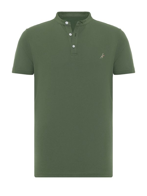 Moxx Paris Moxx Paris Majica 'Utrecht'  smeđa / zelena / bijela