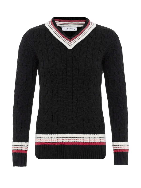 Moxx Paris Moxx Paris Pulover 'Aldonsa'  ecru/prljavo bijela / crvena / crna