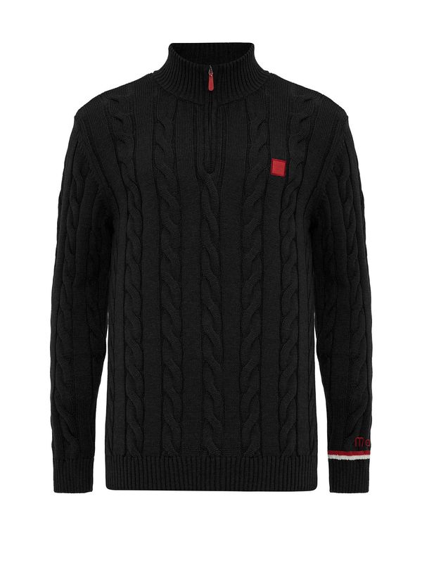 Moxx Paris Moxx Paris Pulover 'Baptiste'  mornarsko plava / crvena / crna