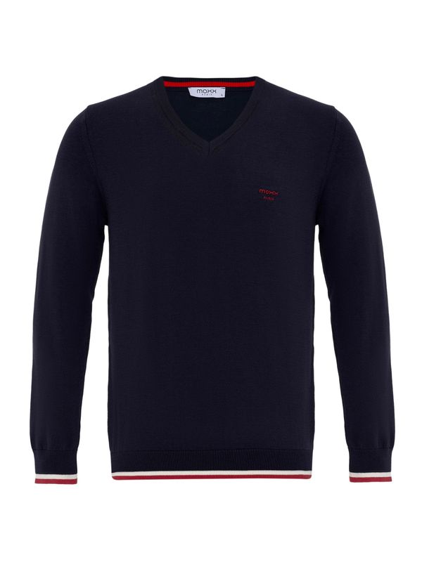 Moxx Paris Moxx Paris Pulover 'Maxime'  crvena / crna