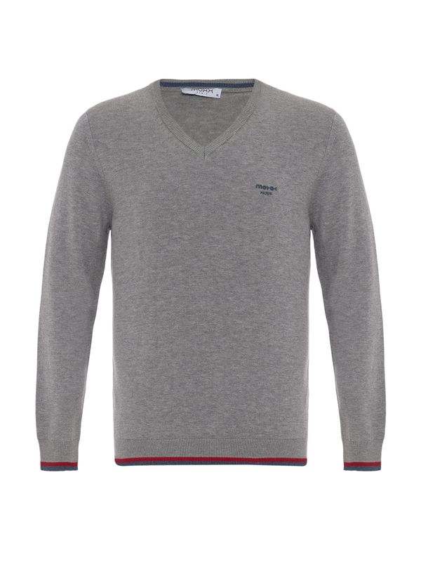 Moxx Paris Moxx Paris Pulover 'Maxime'  mornarsko plava / siva