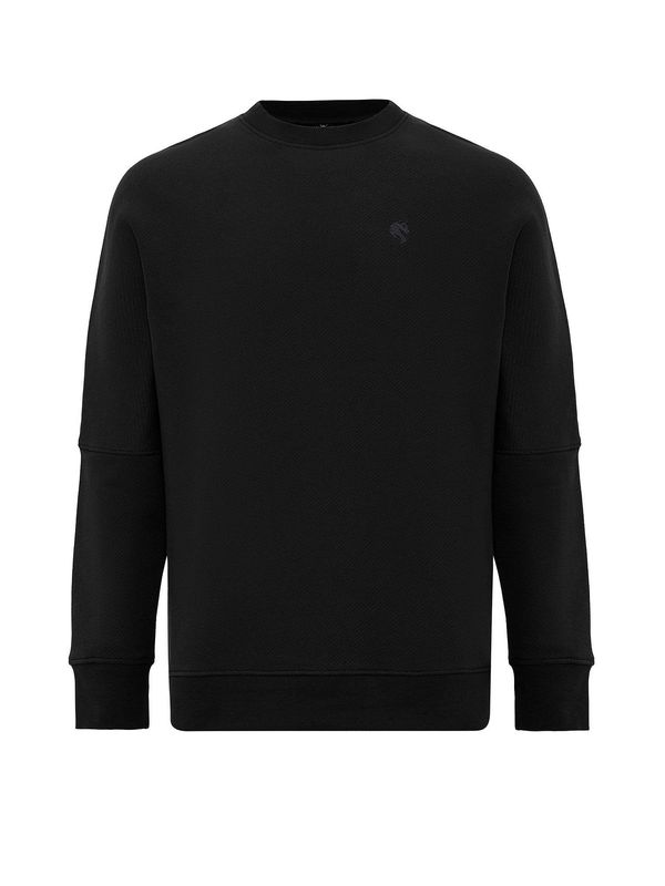 Moxx Paris Moxx Paris Sweater majica 'Louis'  crna