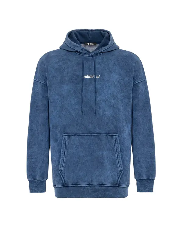 Moxx Paris Moxx Paris Sweater majica  tamno plava / bijela
