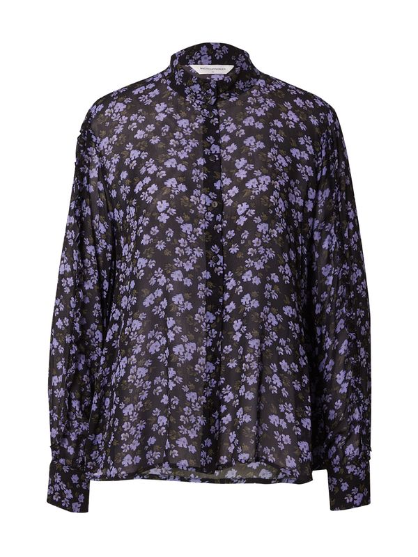 MSCH COPENHAGEN MSCH COPENHAGEN Bluza 'Kasandra Orabella'  kaki / ljubičasta / crna