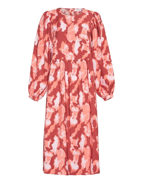MSCH COPENHAGEN MSCH COPENHAGEN Haljina 'Ladonna'  marelica / ciglasto crvena / svijetlonarančasta