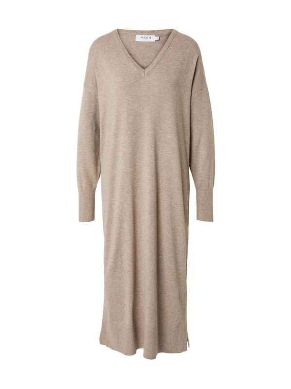 MSCH COPENHAGEN MSCH COPENHAGEN Pletena haljina 'Hermine Rachelle'  taupe siva