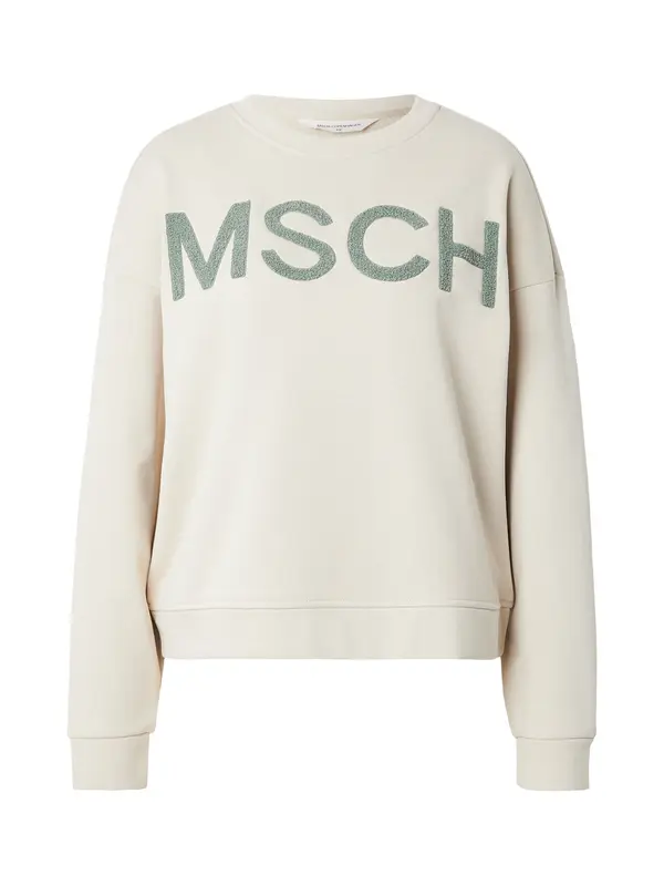 MSCH COPENHAGEN MSCH COPENHAGEN Sweater majica 'Mela Briena'  svijetlobež / pastelno zelena
