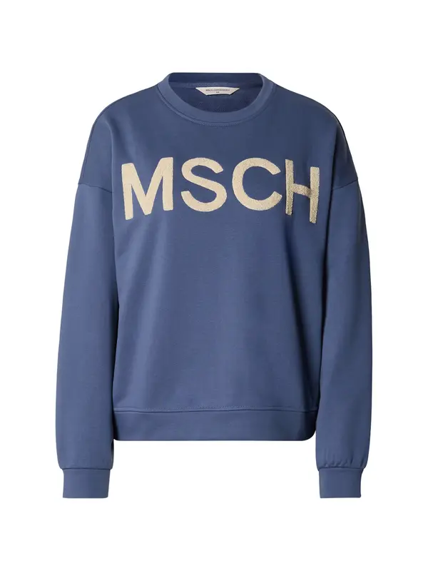 MSCH COPENHAGEN MSCH COPENHAGEN Sweater majica 'Mela Briena'  svijetlobež / safirno plava