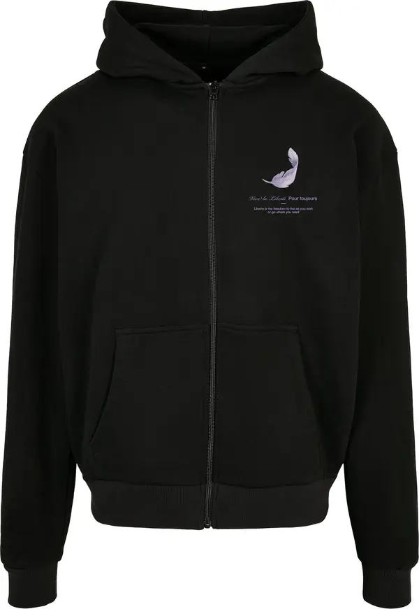 MT Upscale MT Upscale Gornji dio trenirke 'Vive La Liberte'  pastelno ljubičasta / crna