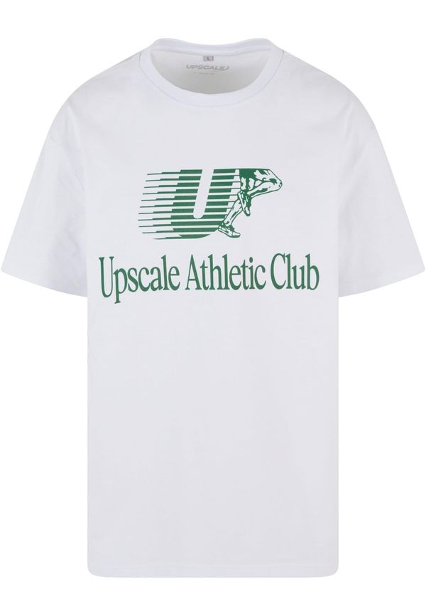 MT Upscale MT Upscale Majica 'Athletic Club'  kraljevski zelena / bijela