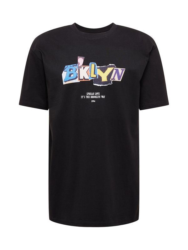 MT Upscale MT Upscale Majica 'Brklyn'  siva / tamo siva / crvena / crna