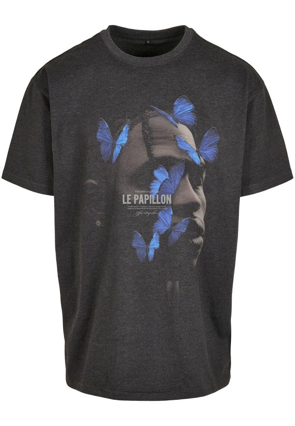 MT Upscale MT Upscale Majica 'Le Pappilon'  plava / antracit siva / svijetlosiva