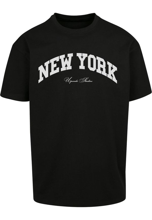 MT Upscale MT Upscale Majica 'New York'  crna / bijela