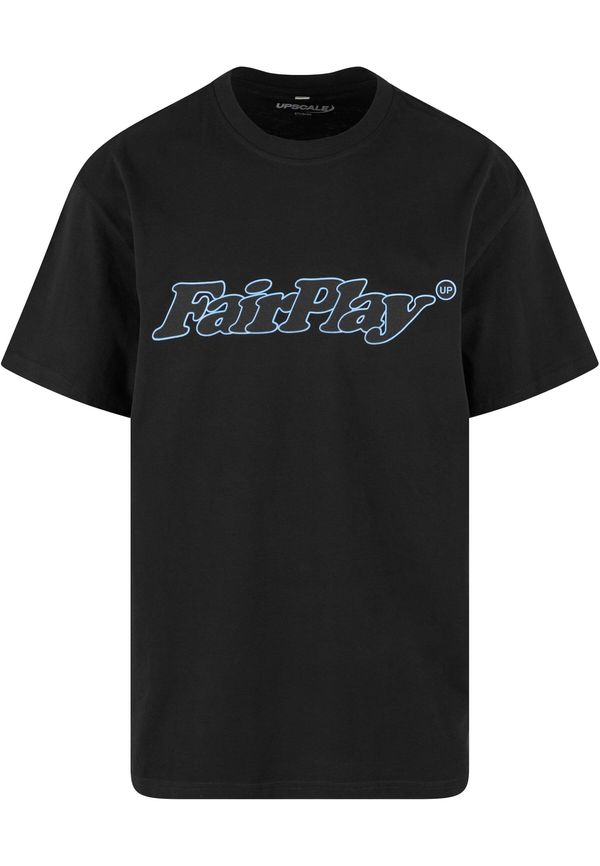 MT Upscale MT Upscale Majica 'Play Fair'  nebesko plava / crna