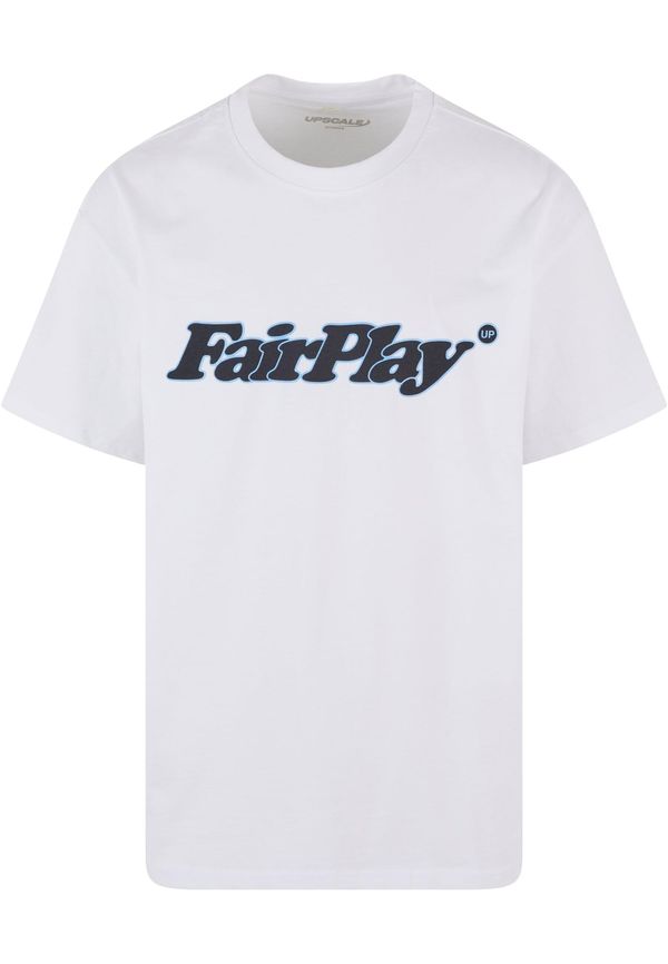 MT Upscale MT Upscale Majica 'Play Fair'  svijetloplava / tamno plava / bijela