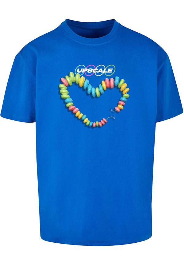 MT Upscale MT Upscale Majica 'Sweet Treats'  kobalt plava / limun žuta / svijetloroza / bijela