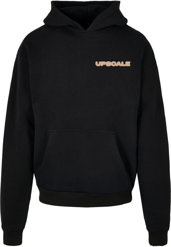 MT Upscale MT Upscale Sweater majica 'Sad Boy'  zelena / svijetlonarančasta / crna