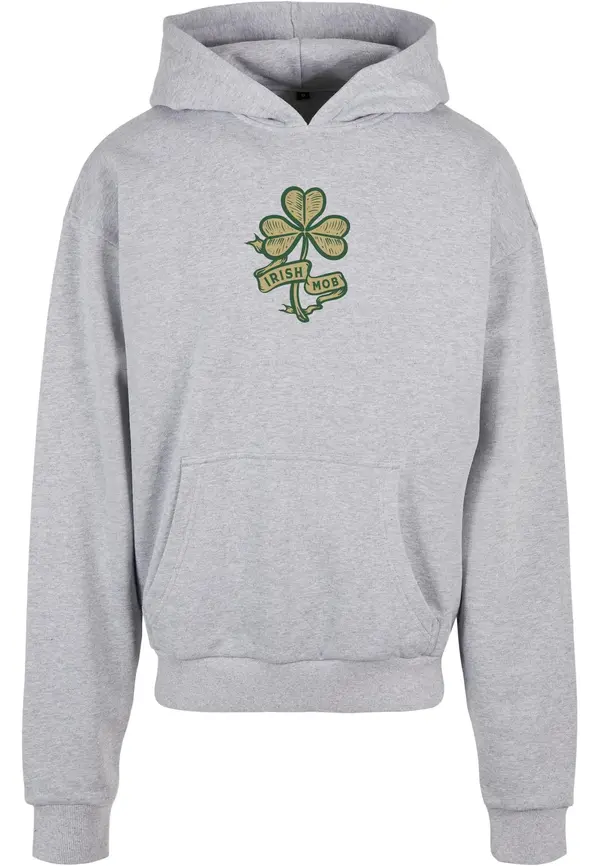 MT Upscale MT Upscale Sweater majica  siva / zelena / maslinasta