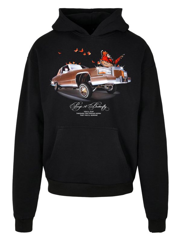 MT Upscale MT Upscale Sweater majica  smeđa / crvena / crna / bijela