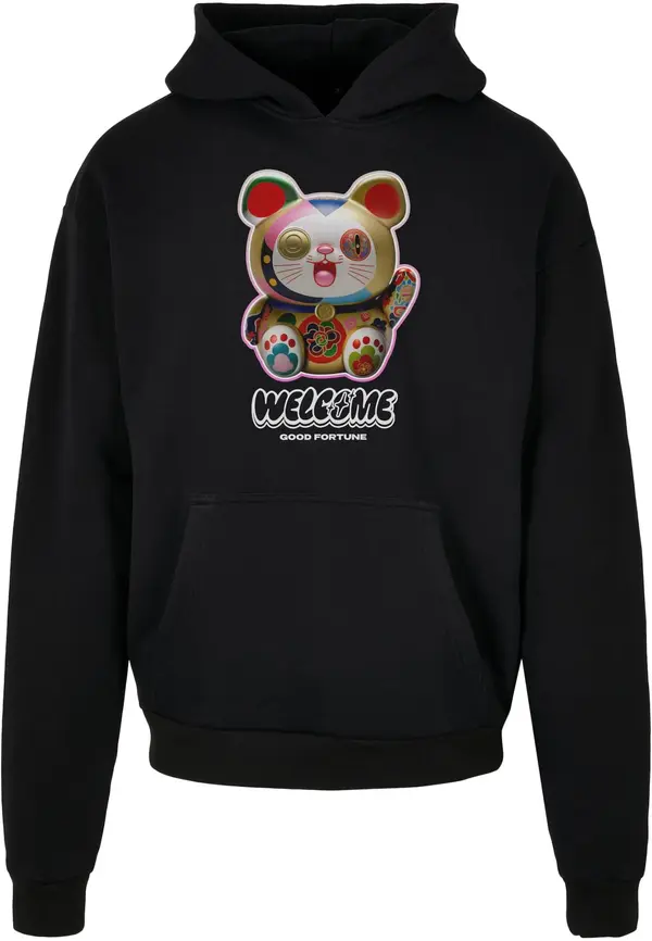 MT Upscale MT Upscale Sweater majica  zlatna / crvena / crna / bijela