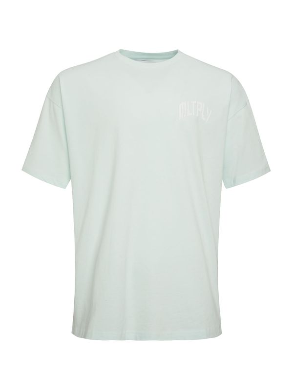 Multiply Apparel Multiply Apparel Majica 'Koi'  plava / pastelno plava / narančasta / bijela