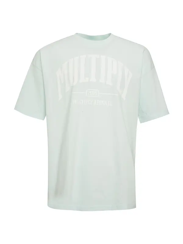 Multiply Apparel Multiply Apparel Majica  pastelno plava / bijela