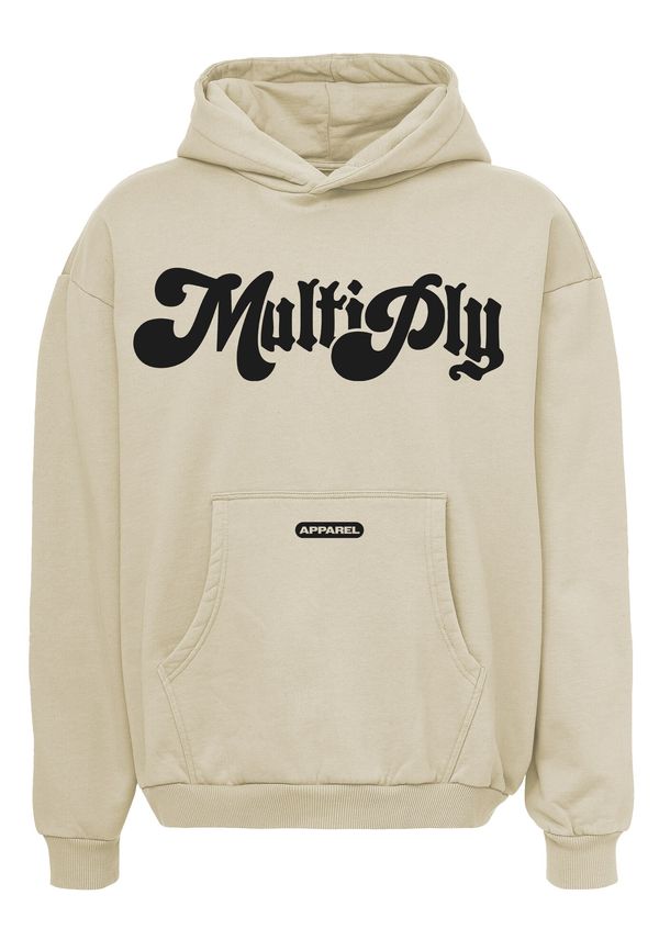 Multiply Apparel Multiply Apparel Sweater majica  svijetlosmeđa / crna
