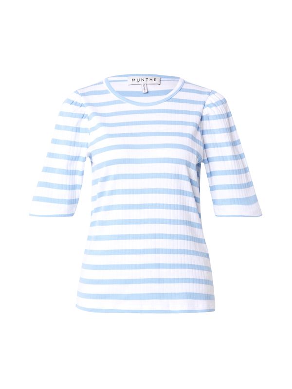 Munthe Munthe Majica 'JIKOLAZ'  svijetloplava / bijela