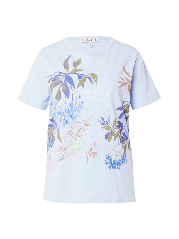 Munthe Munthe Majica 'SILLY'  plava / svijetloplava / kivi zelena / bijela