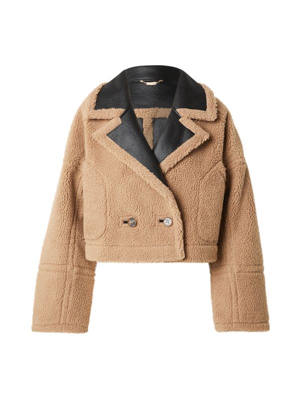 Munthe Munthe Prijelazna jakna 'SAMBINO'  boja devine dlake (camel) / crna
