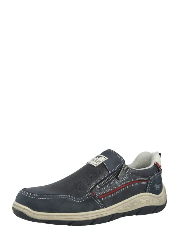 MUSTANG MUSTANG Slip On tenisice  morsko plava / svijetloplava / crvena / bijela
