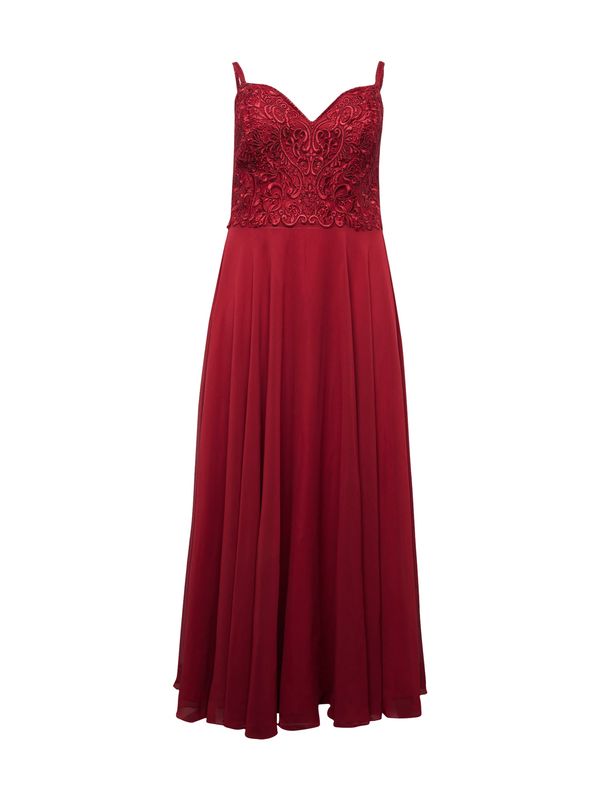 My Mascara Curves My Mascara Curves Večernja haljina  boja vina