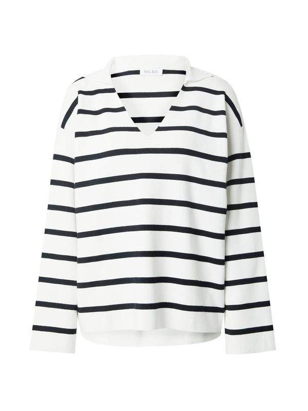 MYLAVIE by Sarah Harrison MYLAVIE by Sarah Harrison Pulover  crna / bijela