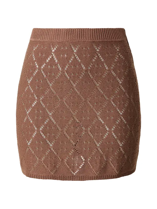 MYLAVIE by Sarah Harrison MYLAVIE by Sarah Harrison Suknja 'Crochet skirt'  smeđa