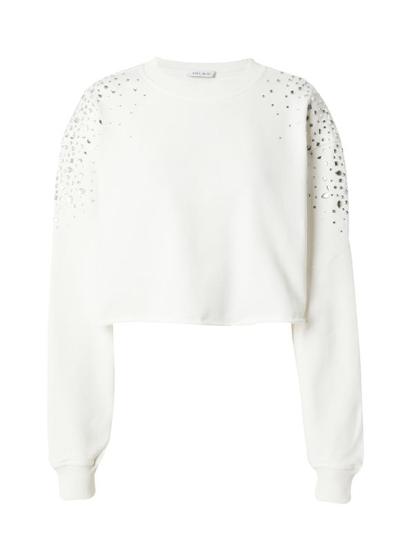 MYLAVIE by Sarah Harrison MYLAVIE by Sarah Harrison Sweater majica  prozirna / bijela