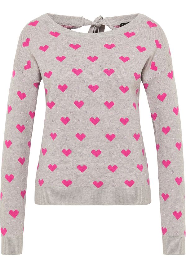 myMo at night myMo at night Pulover  siva melange / roza