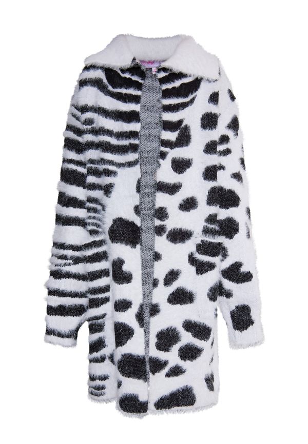 myMo KIDS myMo KIDS Kardigan 'Mimo'  crna / bijela