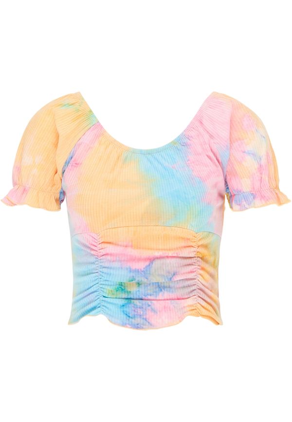 MYMO MYMO Majica  tirkiz / zelena / narančasta / svijetloroza