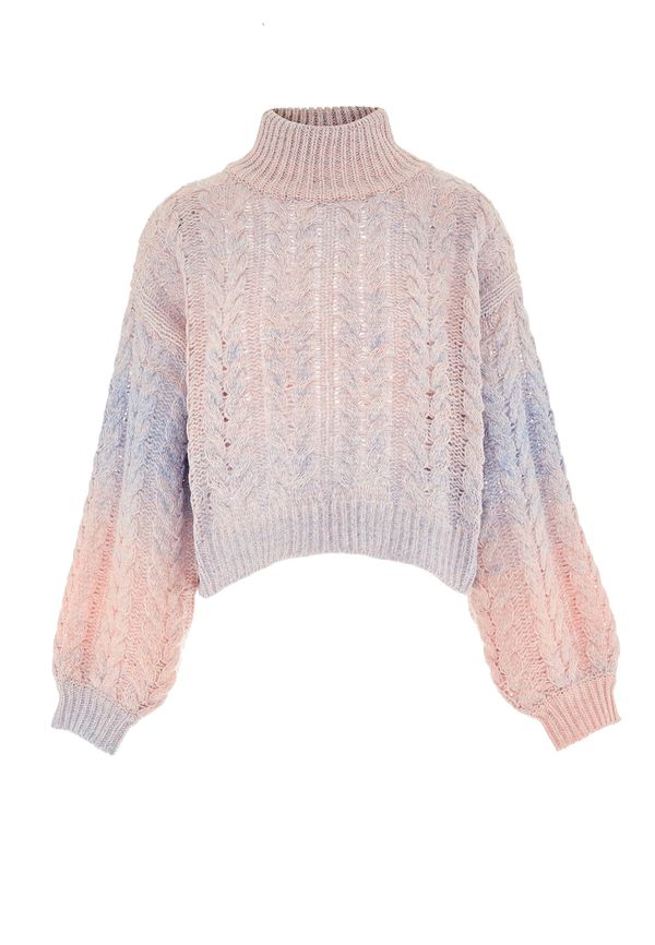 MYMO MYMO Pulover  plava / puder roza