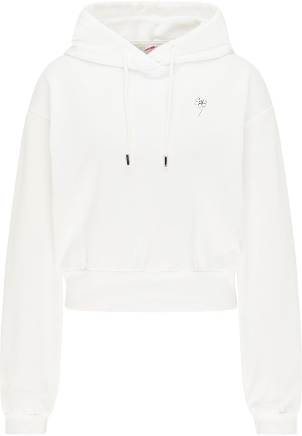 MYMO MYMO Sweater majica  žuta / bijela