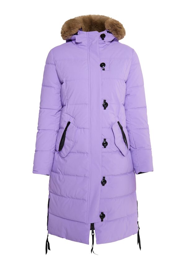MYMO MYMO Zimski kaput  smeđa / ljubičasta