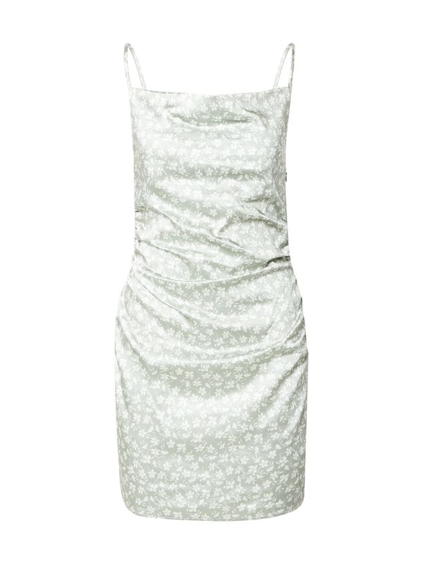 NA-KD NA-KD Haljina 'Lisa & Lena'  svijetlozelena / bijela