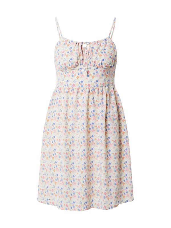 NA-KD NA-KD Ljetna haljina  svijetloplava / pastelno žuta / pastelno narančasta / bijela