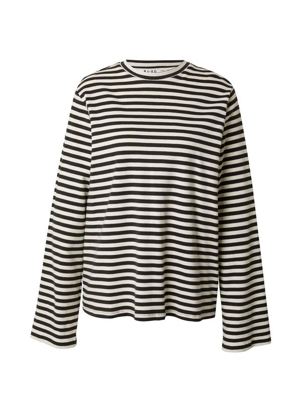 NA-KD NA-KD Majica  crna / bijela