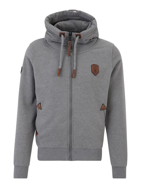 naketano naketano Gornji dio trenirke 'Schwarzkopf'  tamo siva