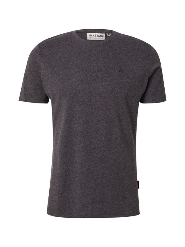 naketano naketano Majica 'Adonis Fischer'  antracit siva