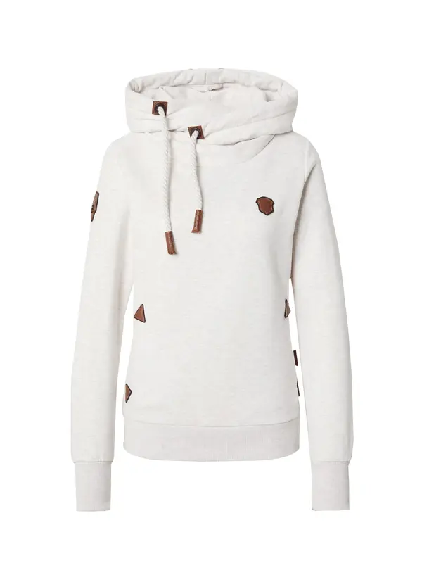 naketano naketano Sweater majica  bijela melange