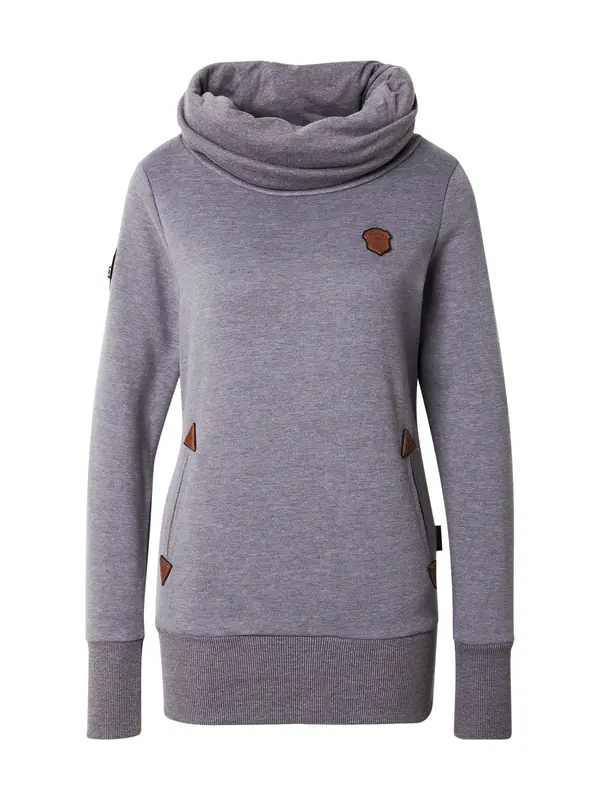 naketano naketano Sweater majica  tamo siva