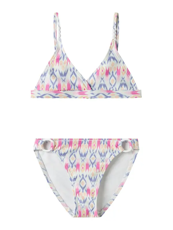 NAME IT NAME IT Bikini 'NKFZIZZA'  ljubičasto plava / orhideja bijela / roza / bijela